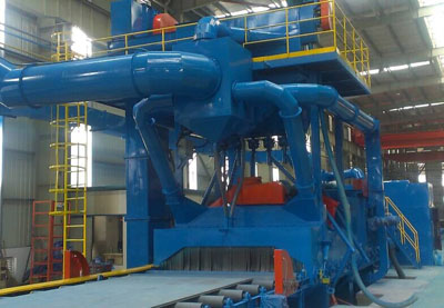 鋼板拋丸機，型材除鏽設備