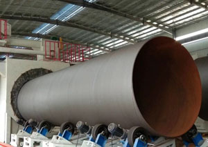 鋼管內外壁拋丸機，鋼管噴砂除鏽設備